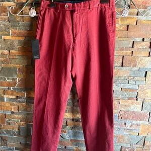 Bugatti Men's Burgundy Chinos